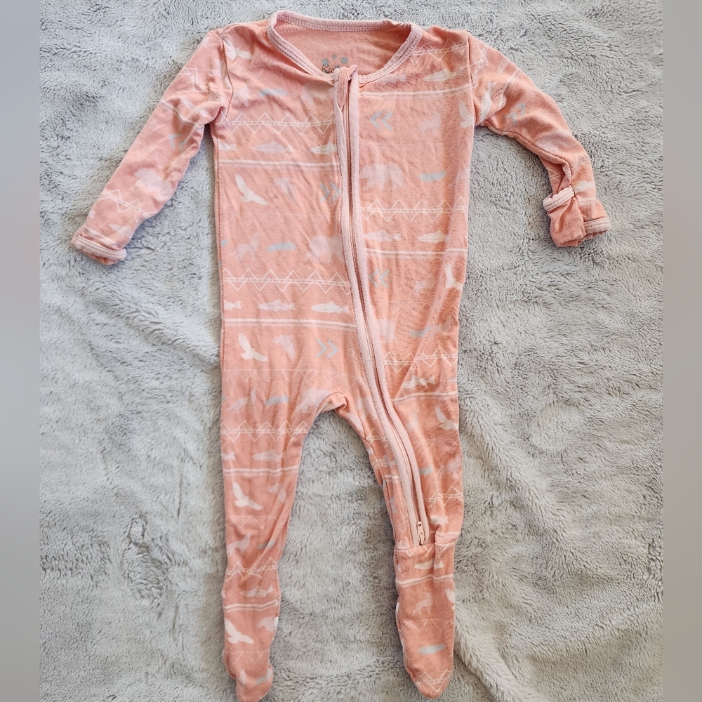 3-6mo Kickee Pants Blush Native Tribal Lore